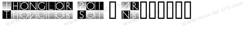 Thonglor Soi 4 Nr字体转换